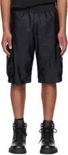 Moncler Genius Nigo Collaboration Mercedes-benz Cargo Style Shorts In 778 Dark Navy Blue