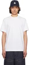 Moncler Genius Mercedes-benz By Nigo White Crewneck T-shirt In 001 Brilliant White