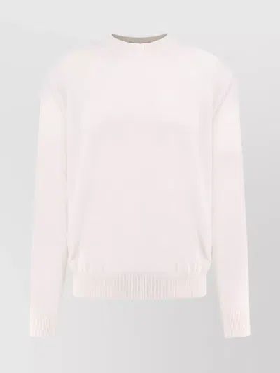 Moncler Genius Mercedes-benz X Nigoldeneye Cotton Sweater In White