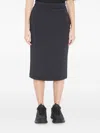 Moncler Genius Midi Skirt In Black