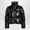 Moncler Genius Women's Lightweight Padded Cropped Black Nylon Jacket In Black
