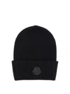 Moncler Genius Moncler 4 Edward Enninful Ee72 Responsible Virgin Wool Hat In Black