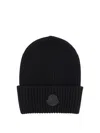 Moncler Genius Moncler 4 Edward Enninful Ee72 Responsible Virgin Wool Hat In Black