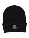 Moncler Genius Moncler Edward Enninful Black Beanie In Black