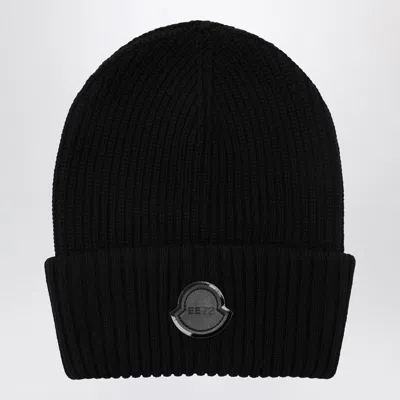 Moncler Genius  Edward Enninful Black Beanie In Red