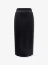 Moncler Genius Moncler Edward Enninful Ee72 Neoprene Skirt In Black