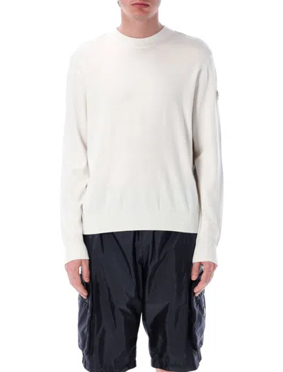 Moncler Genius 3 Moncler Mercedes-benz Designed By Nigoldeneye Cotton Sweater In White