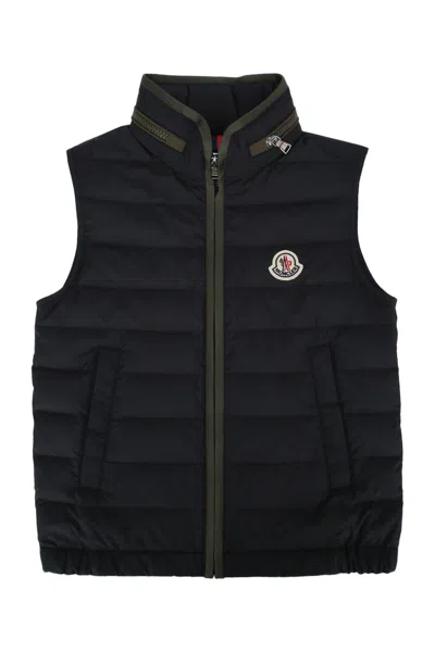 Moncler Genius Moncler Jr Ayten Quilted Vest For Kids In Black