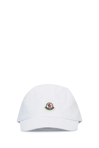 Moncler Genius Moncler Jr Baseball Cotton Baseball Cap In White