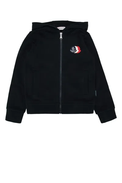 Moncler Genius Moncler Jr Kids Cotton Knit Ensemble In Black