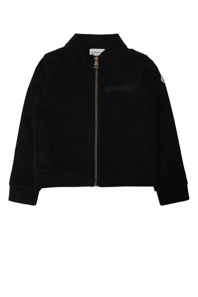 Moncler Genius Moncler Jr Kids Cotton Knitwear Ensemble Set In Black
