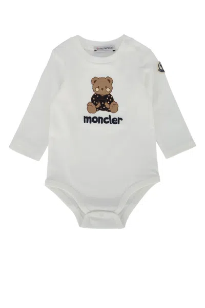 Moncler Genius Moncler Jr Kids Cotton Suit Set With Gift Box In White