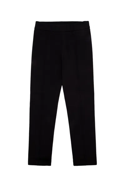 Moncler Genius Moncler Jr Kids Cotton-blend Leggings With Stretch In Black