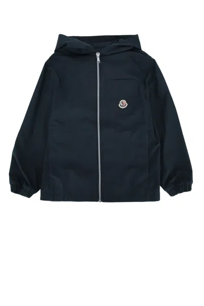 Moncler Genius Moncler Jr Kids Cotton-poly Shirt In Navyblue