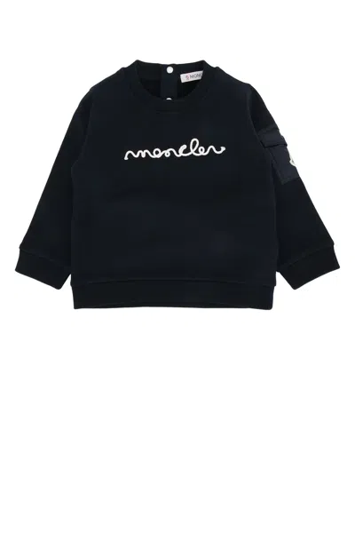 Moncler Genius Moncler Jr Kids Knitwear Ensemble In Blue