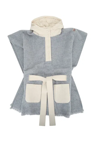 Moncler Genius Moncler Jr Kids Lightweight Cape In Gray