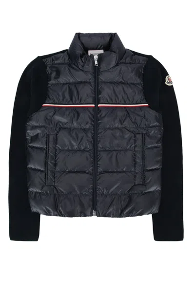 Moncler Genius Moncler Jr Kids Mini Cardigan In Bluenavy