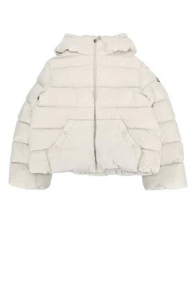 Moncler Genius Moncler Jr Kids Mini Jacket In Mixed Fibres In Neutral