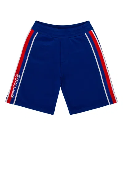 Moncler Genius Moncler Jr Kids Mini Logo Shorts In Blue