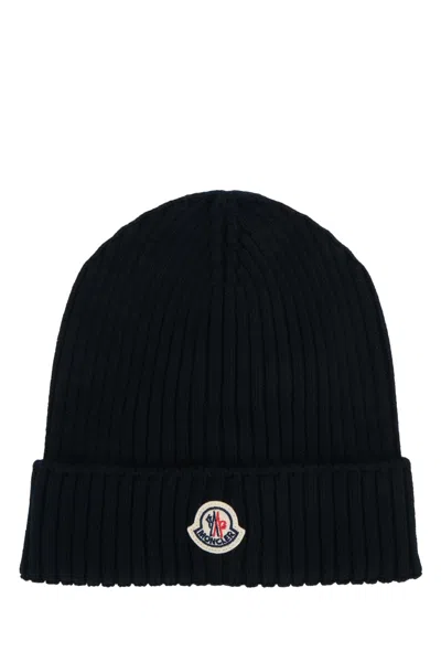 Moncler Genius Moncler Jr Kids Mixed-fibre Hat In Navyblue