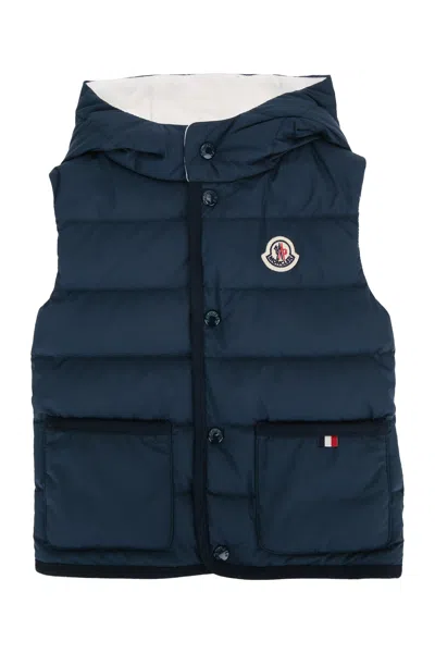 Moncler Genius Moncler Jr Kids Pax Vest In Navy Blue