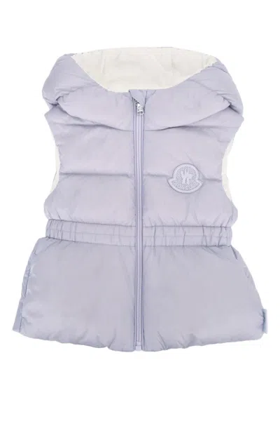 Moncler Genius Moncler Jr Kids Quilted Vest In Purple