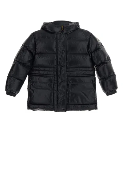 Moncler Genius Moncler Jr Kids Short Parka Jacket In Navyblue