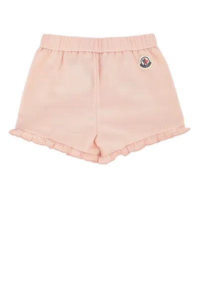 Moncler Genius Moncler Jr Ruffled Hem Bermudas In Pink