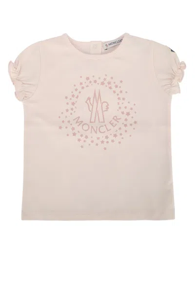 Moncler Genius Moncler Jr Kids Short-sleeve Baby T-shirt In Gold