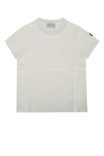 Moncler Genius Moncler Jr Kids Short-sleeve Logo T-shirt In 034