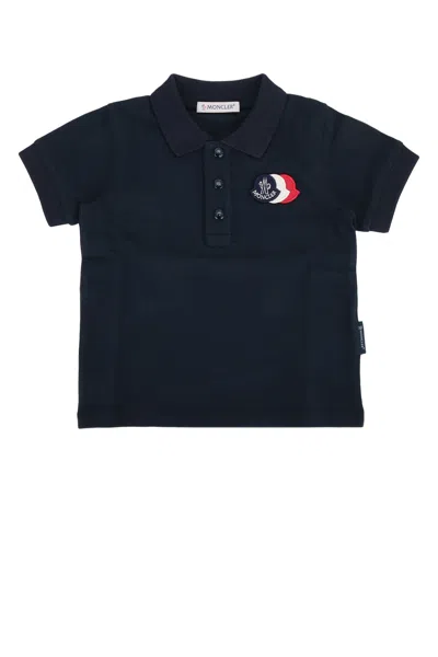 Moncler Genius Moncler Jr Kids Short-sleeve Polo Shirt In Blue