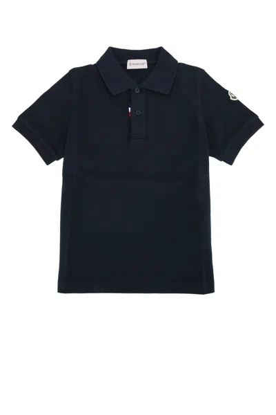 Moncler Genius Moncler Jr Kids Short-sleeve Polo Shirt In Blue