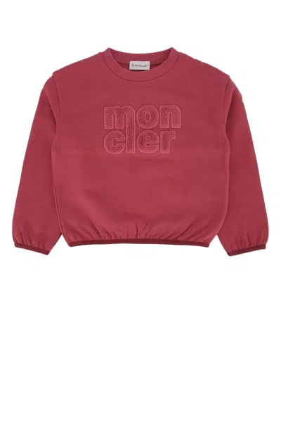 Moncler Genius Moncler Jr Logo-embroidered Sweatshirt In Red