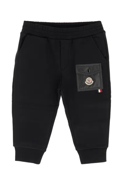 Moncler Genius Moncler Jr Kids' Zip-up Sweatpants In Black