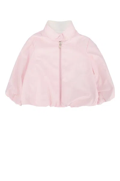 Moncler Genius Moncler Jr Luce Quilted Jacket For Kids In Lightpink