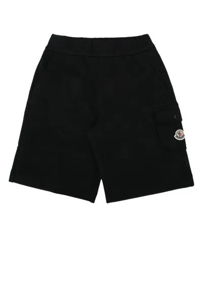 Moncler Genius Moncler Jr Mini Cotton Sweatpants For Kids In Black