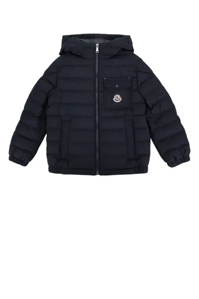 Moncler Genius Moncler Jr Quilted Mini Jacket For Kids In Navyblue