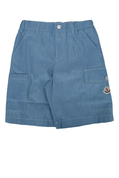 Moncler Genius Moncler Jr Shorts In Blue