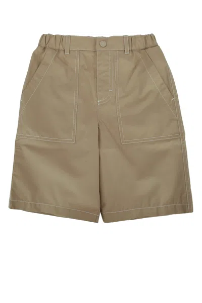 Moncler Genius Moncler Jr Shorts In Brown