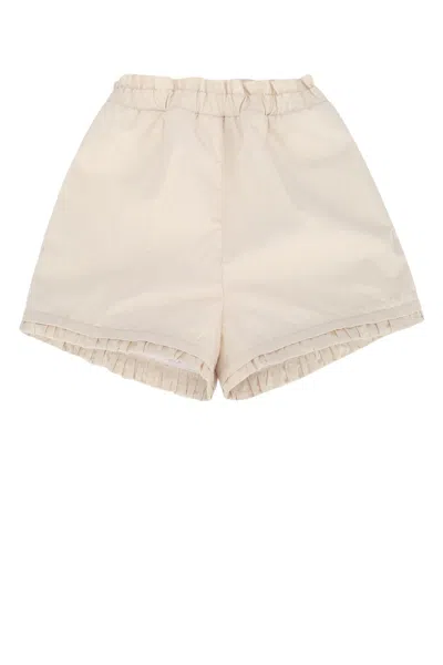 Moncler Genius Moncler Jr Shorts In Neutral