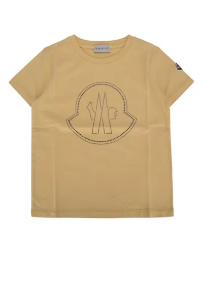 Moncler Genius Moncler Jr Ss T-shirt In Brown