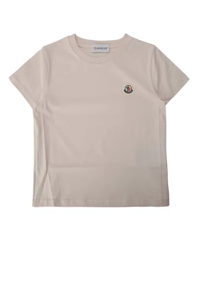 Moncler Genius Moncler Jr Ss T-shirt In Neutral