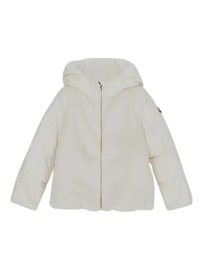 Moncler Genius Kids' Abrigo Corto - Blanco In White