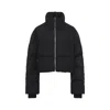Moncler Genius Moncler Rick Owens Black Cropped Cyclopic Jacket In Black