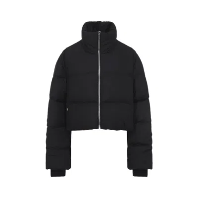 MONCLER GENIUS MONCLER RICK OWENS BLACK CROPPED CYCLOPIC JACKET