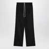 Moncler Genius Black Drawstring Trousers In Black