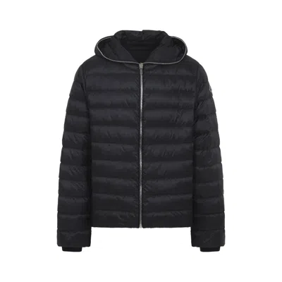 Moncler Genius Moncler Rick Owens Black Polyamide Woven Ziplock Jacket