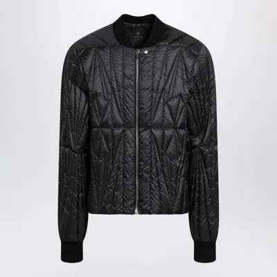 Moncler Genius Moncler Rick Owens Black Quilted Zipup Down Jacket