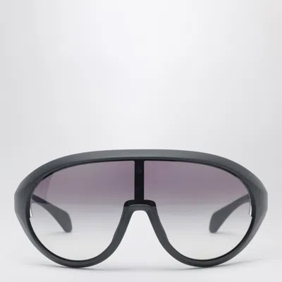 Moncler Genius Black Temple Black Lens Rick Owens X Moncler Sunglasses