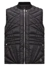 Moncler Genius Womens Black Rick Owens X Moncler Mega Flight Shell-down Gilet